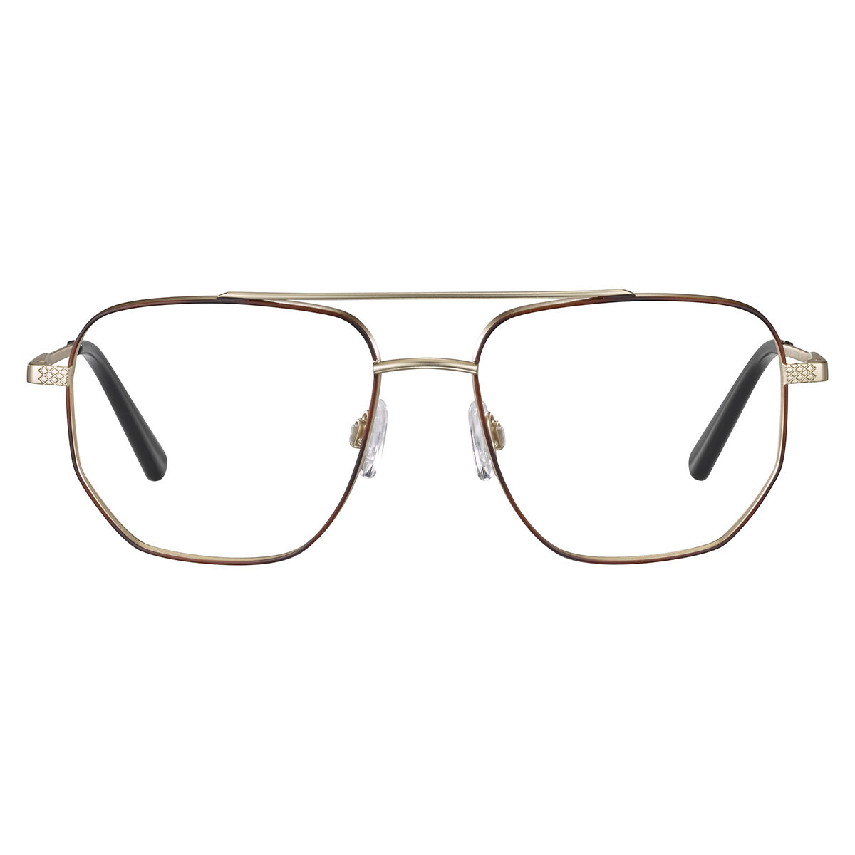 FOLLEN OPTIC, Matte Light Gold Havana Enamel-Demo Lens, hi-res image number null